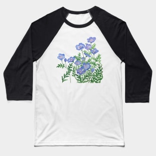 February 21st birthday flower Baseball T-Shirt